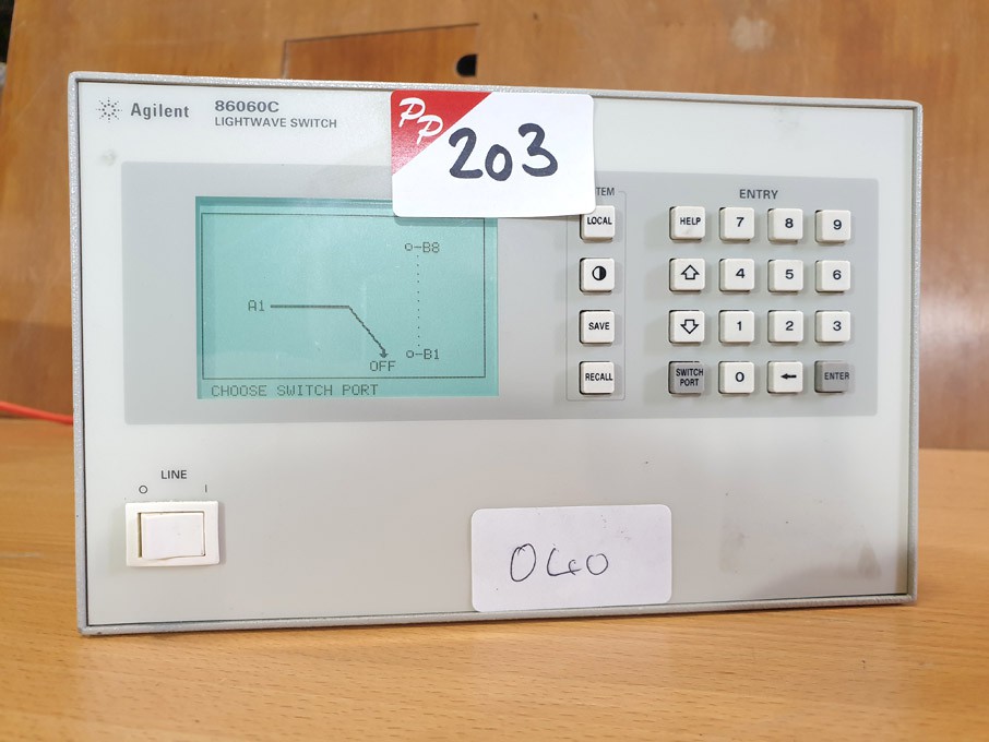 HP 86060C lightwave switch with options 001, 012,...