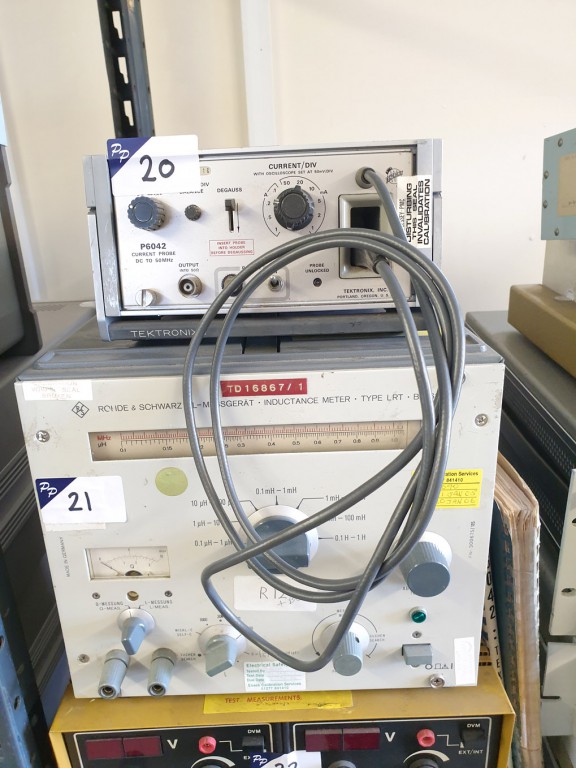 Tektronix P6042 DC current probe & manual