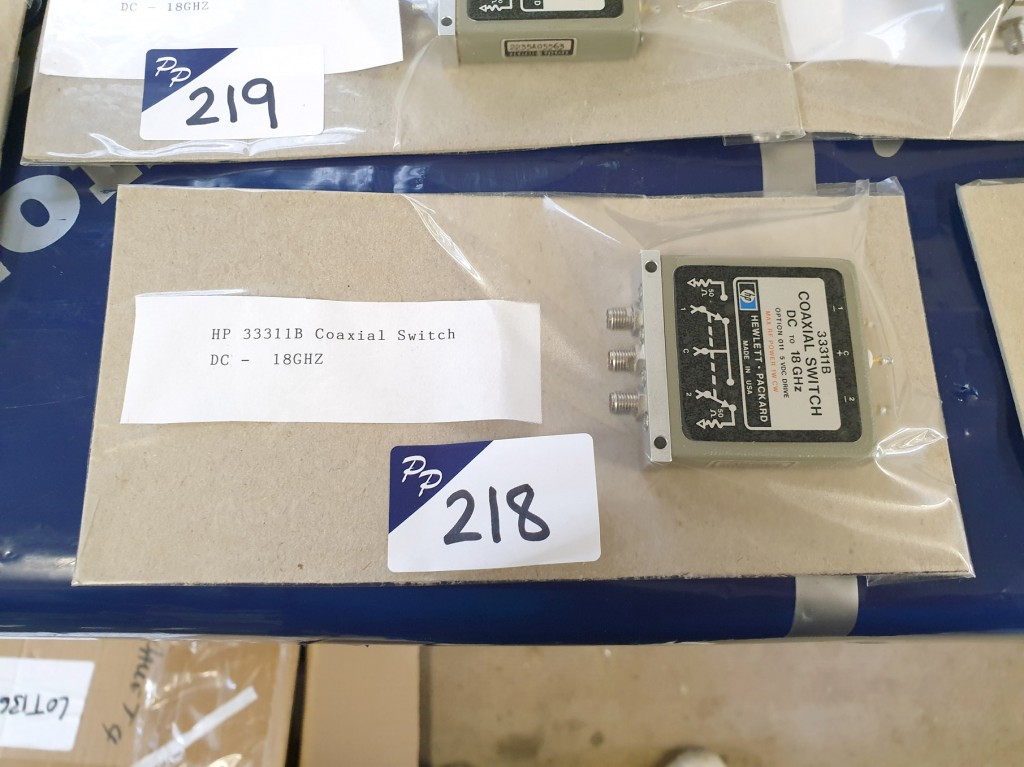 HP / Agilent 33311B coaxial switch, DC-18GHz