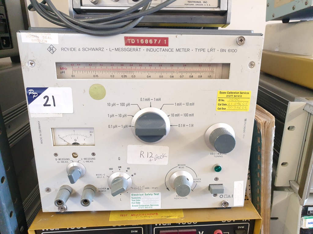 Rohde & Schwarz LRT BN 6100 inductance meter w...