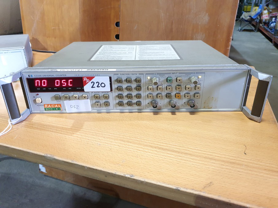 HP 5334A universal counter - lot located at: PP Sa...