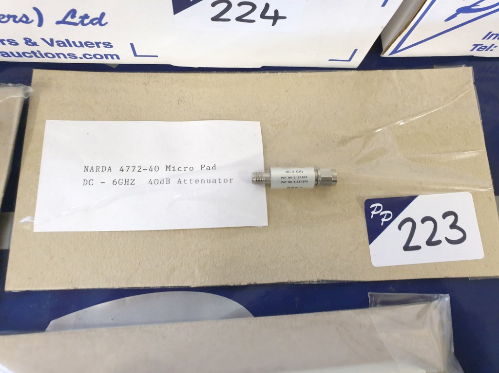 Narda 4772-40 micropad attenuator, DC-6GHz, 40dB