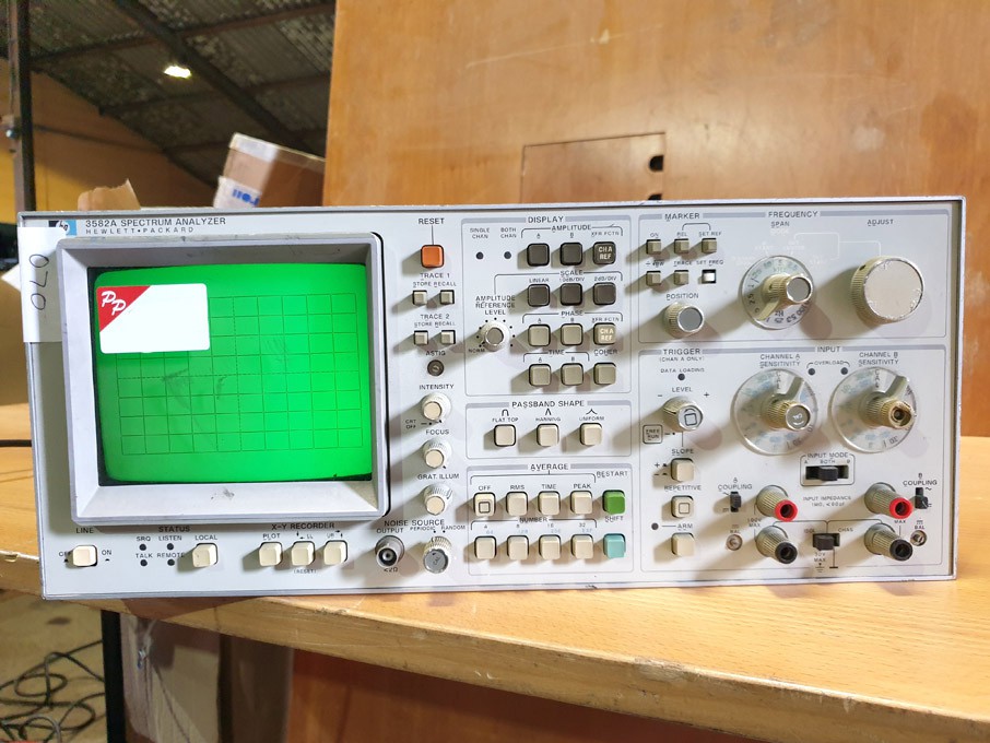 HP 3582A spectrum analyser - lot located at: PP Sa...