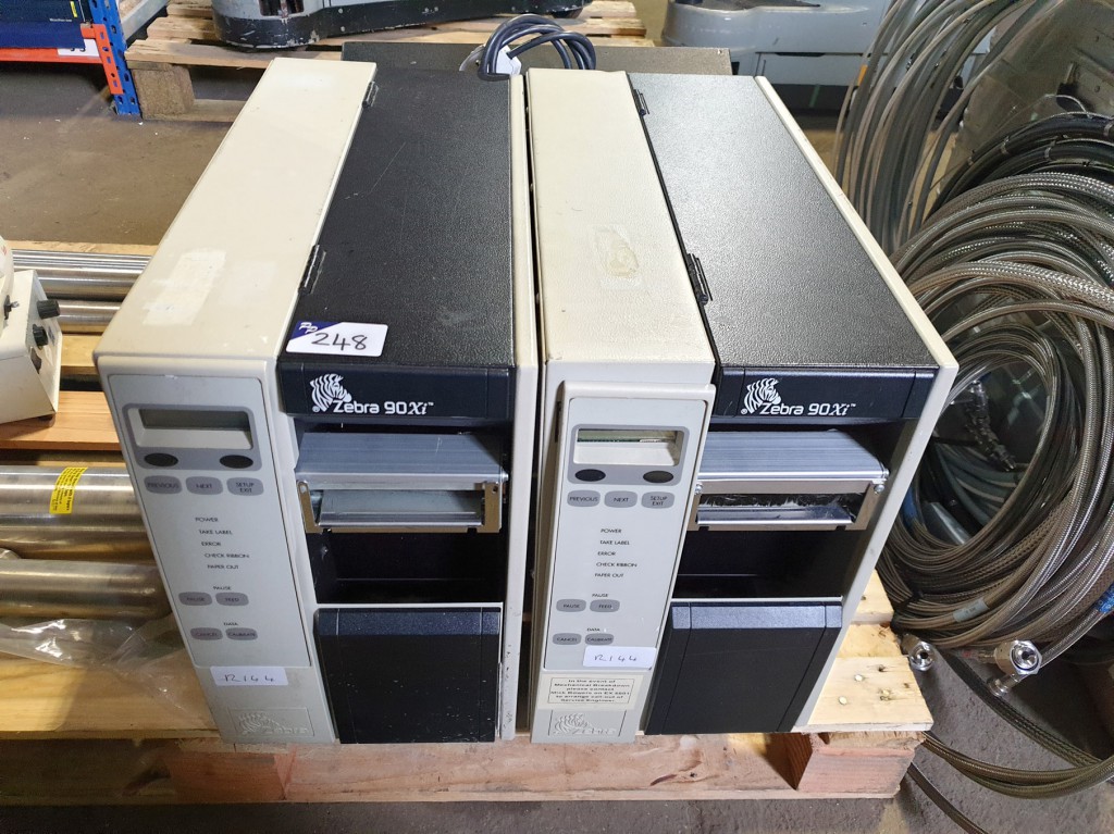 2x Zebra 90XI printers