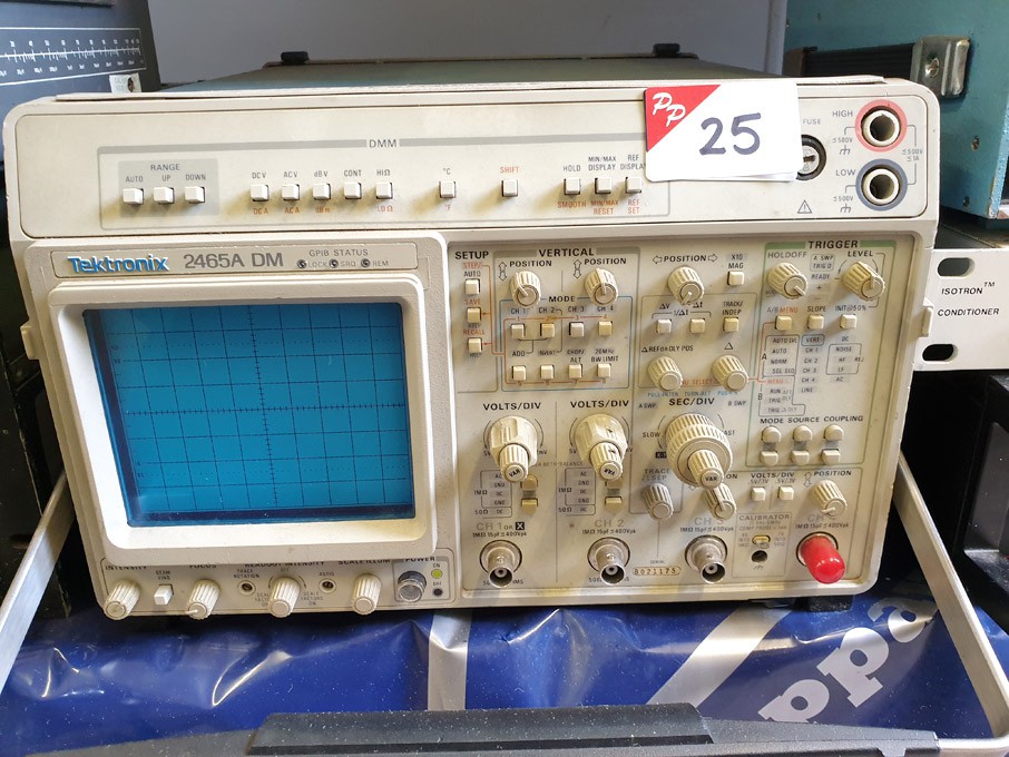 Tektronix 2465A DM 4 channel oscilloscope - lot lo...