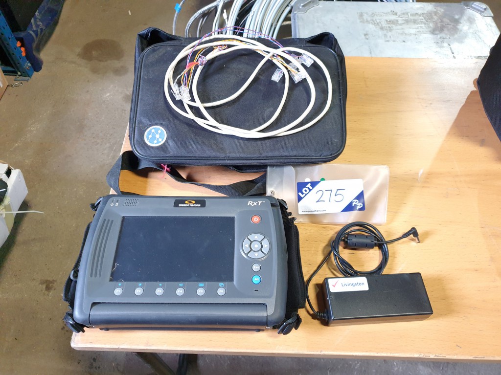 Sunrise Telecom RXT 1000 hand held tester in carry...