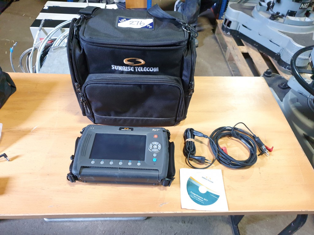 Sunrise Telecom RXT 1000 hand held tester in carry...