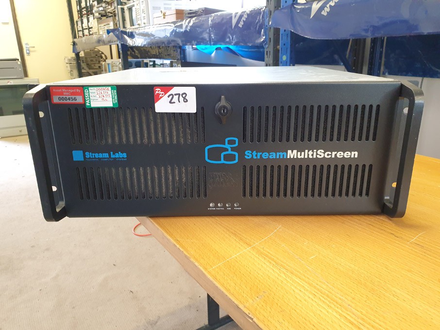 Stream Labs stream multiscreen chassis - lot locat...