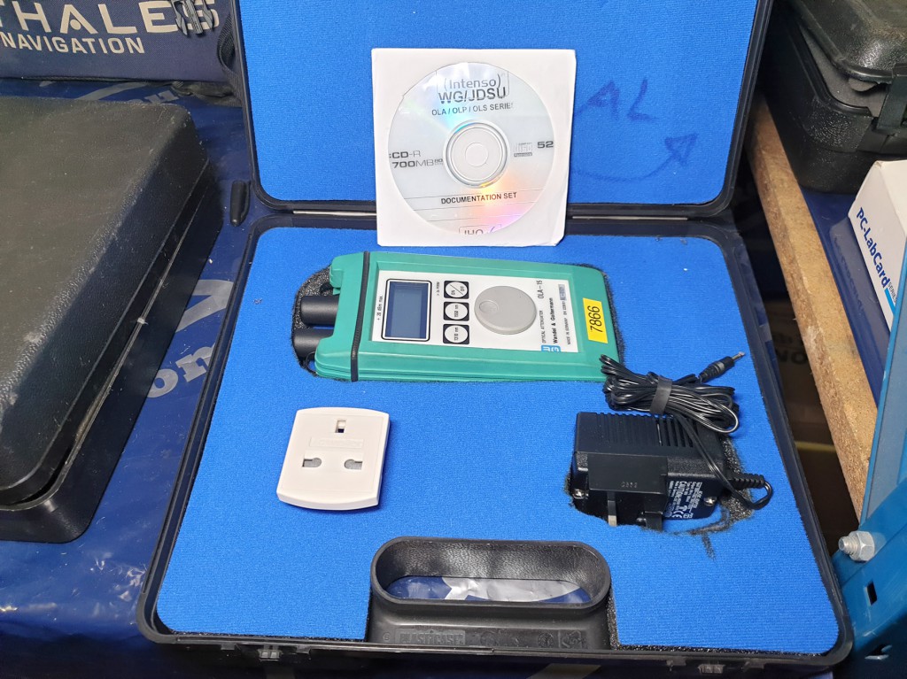 W&G OLA-15 optical attenuator in carry case