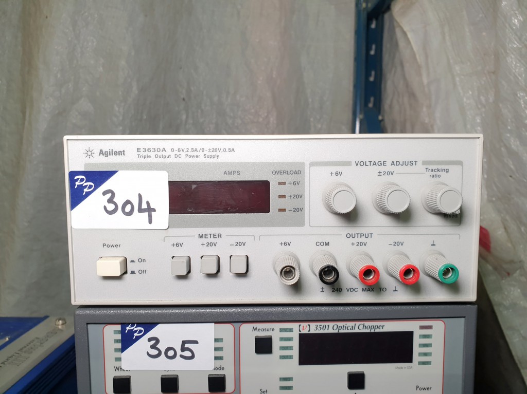 Agilent E3630A triple output D.C power supply