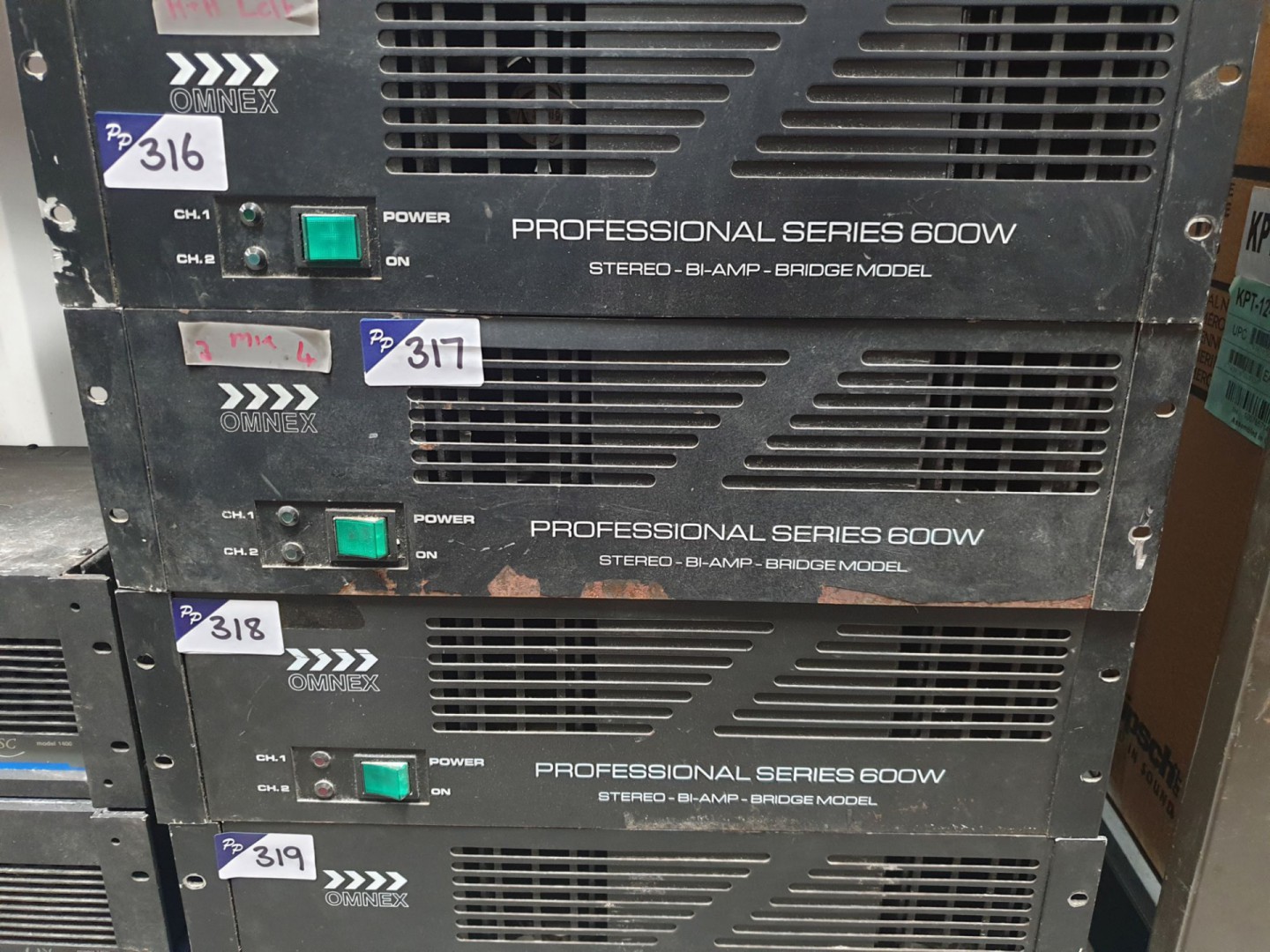 Omnex Professional Series 600W bridge model stereo...