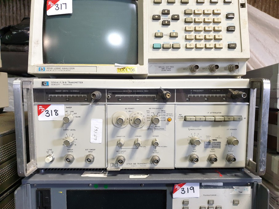 HP 3710A IF/BB transmitter & 3761A BB tra...