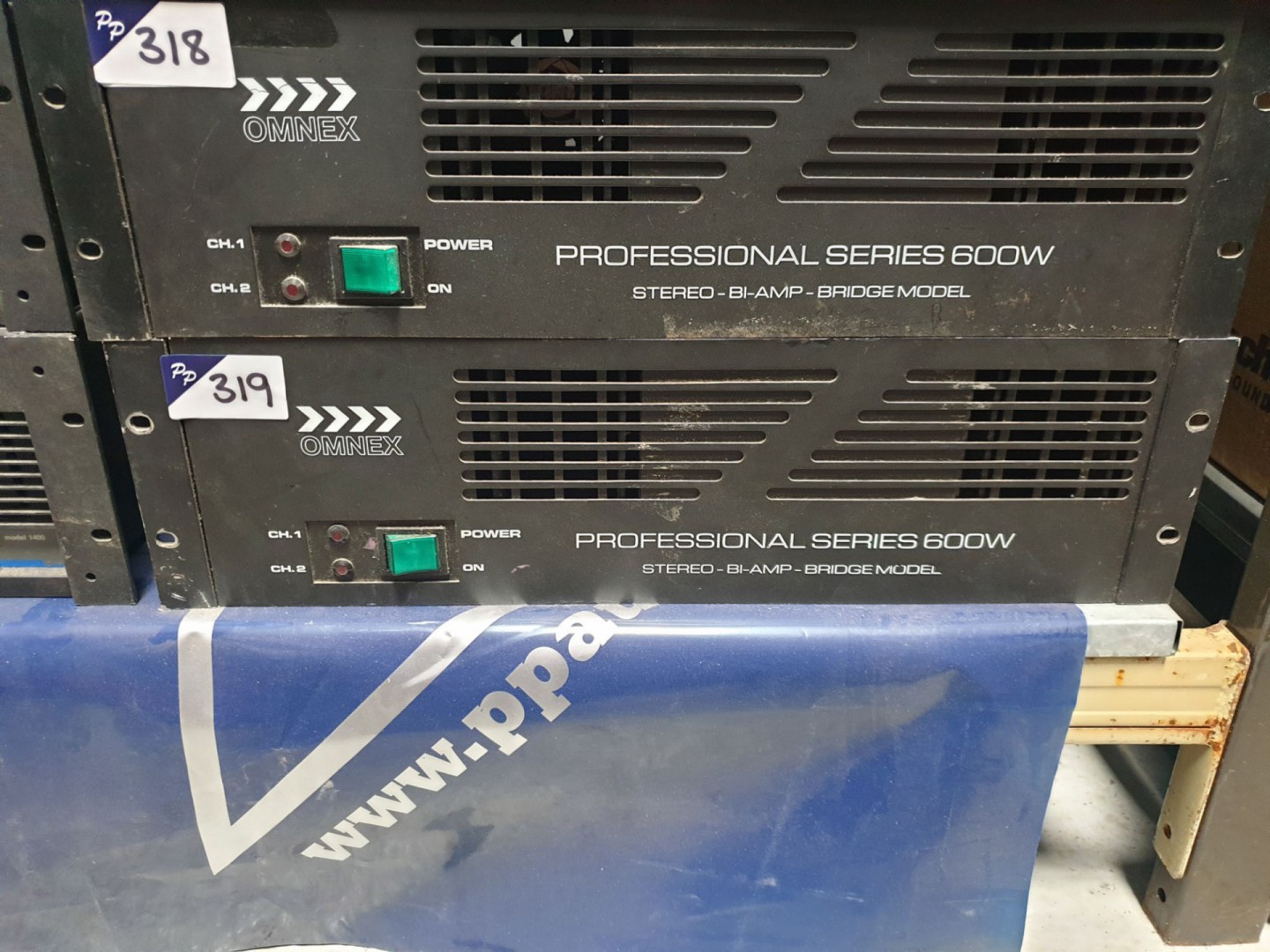 Omnex Professional Series 600W bridge model stereo...