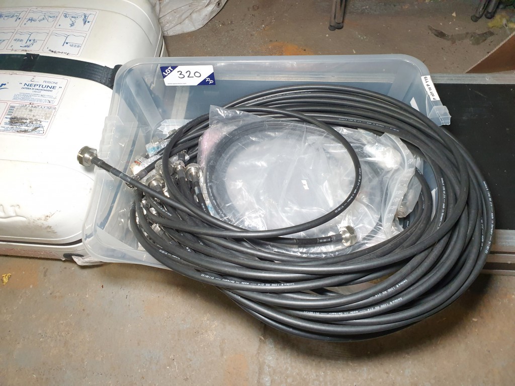 Qty various Bedea 1098 RG214 cable etc