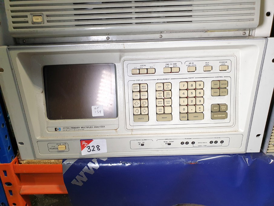 HP 3779C primary multiplex analyser - lot located...