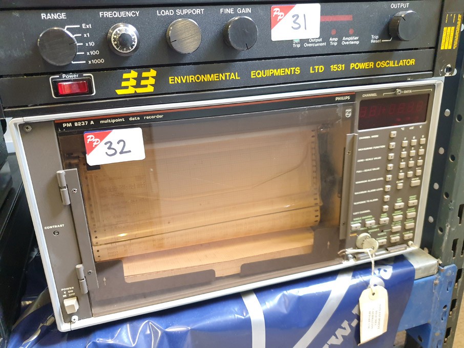 Philips PM8237A multi point data recorder - lot lo...