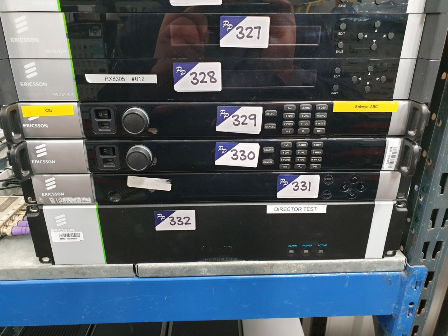 Ericsson stream processor (master) with 5x MPM-1 c...