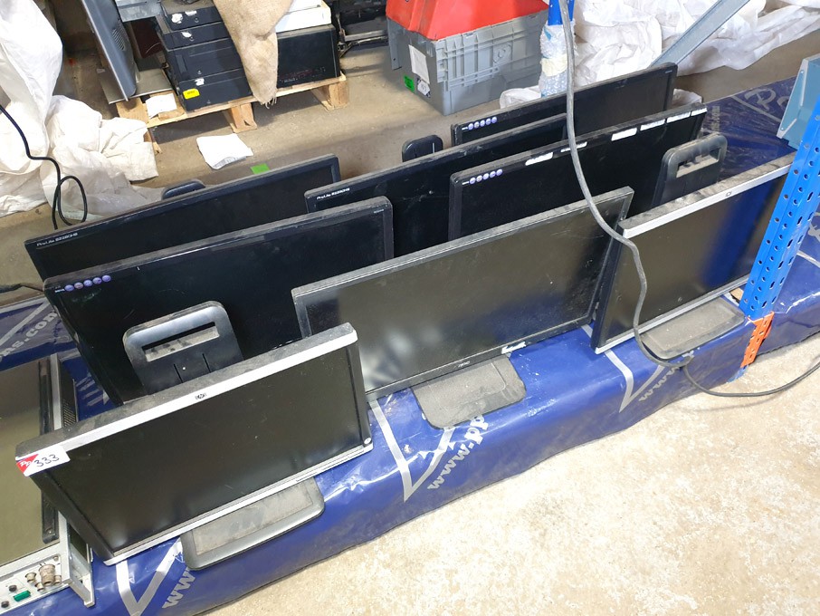 Qty various Benq, Ilyama, AOC etc monitors - lot l...