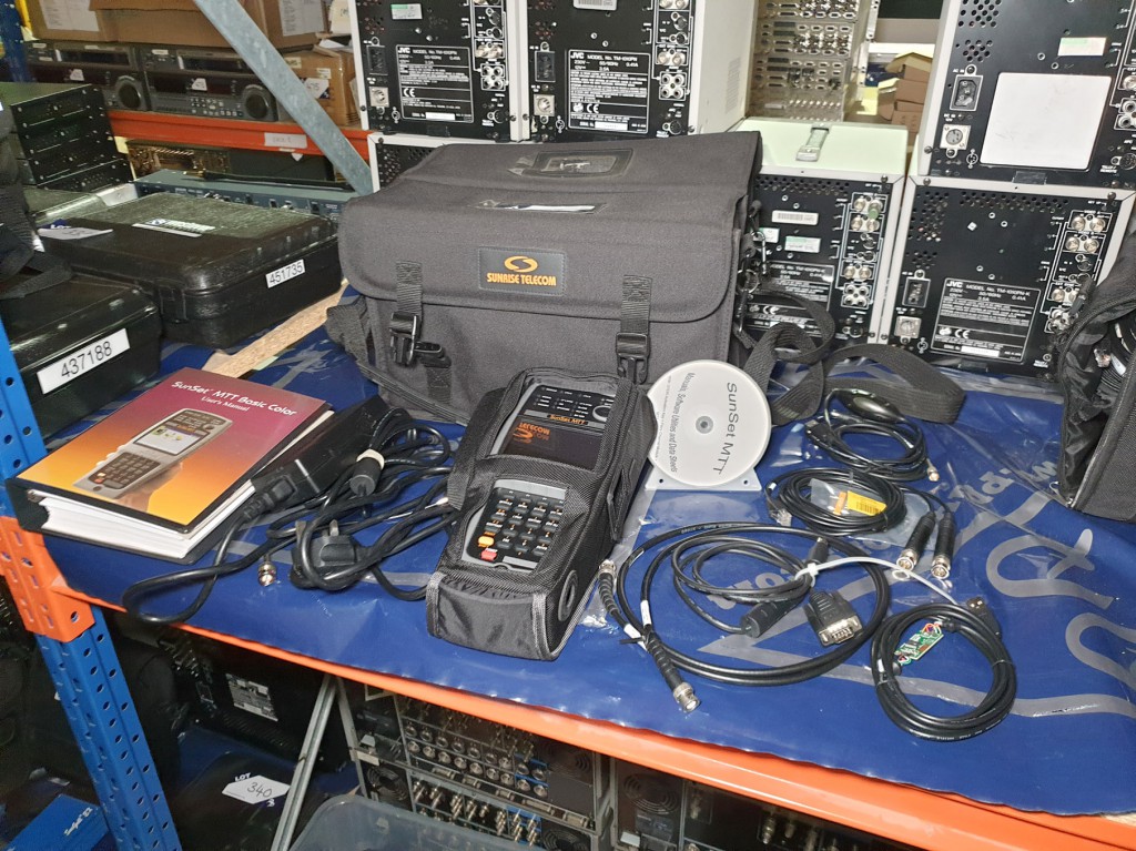 Sunrise Telecom sunset MTT basic colour tester in...