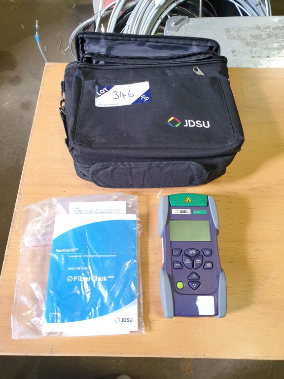 JDSU fibre check pro handheld tester in carry case