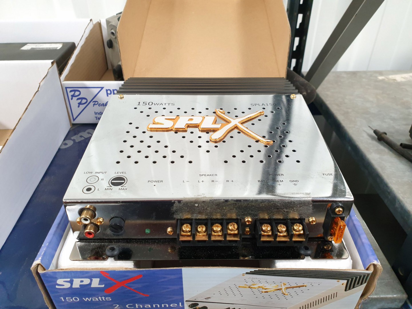 SPL A150 2 channel amplifier, 150W (boxed)