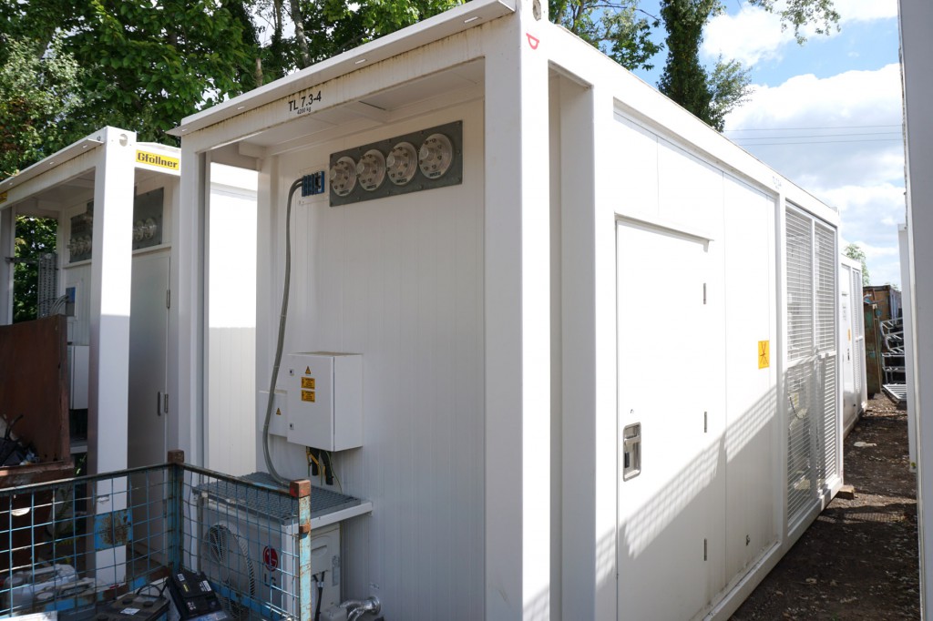 Secure climate controlled container, built in air...