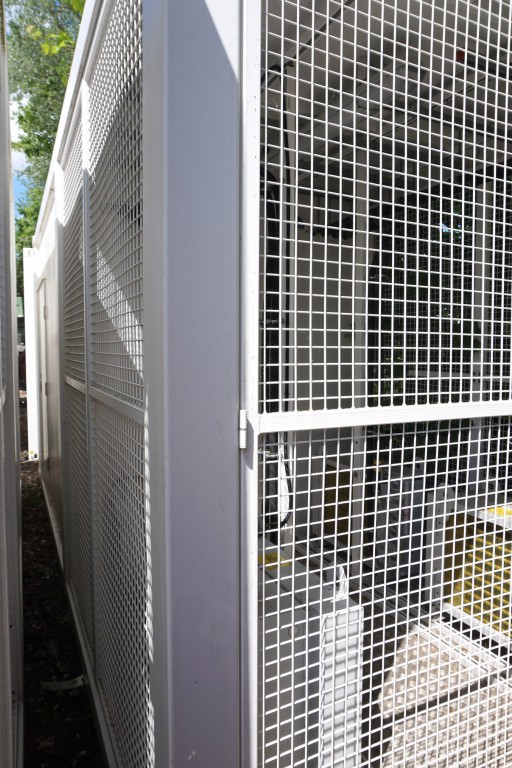 Secure climate controlled container, built in air...