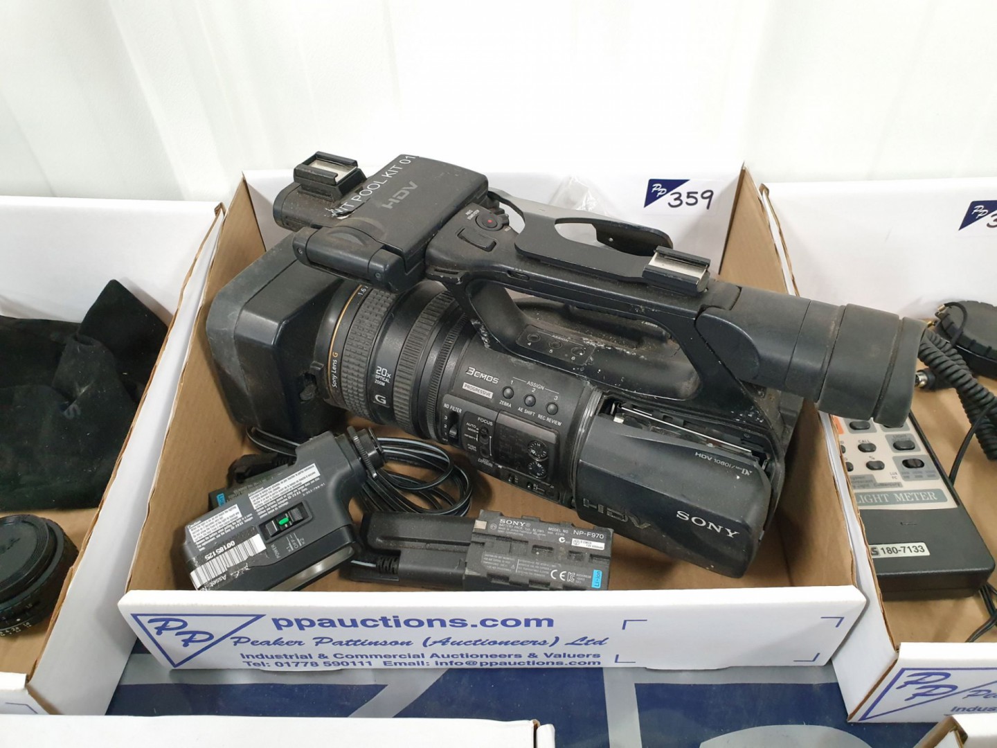 Sony HVR-Z5E digital HD video camera recorder, bat...