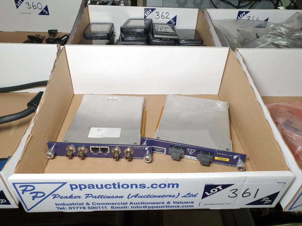 2x Acterna interface modules