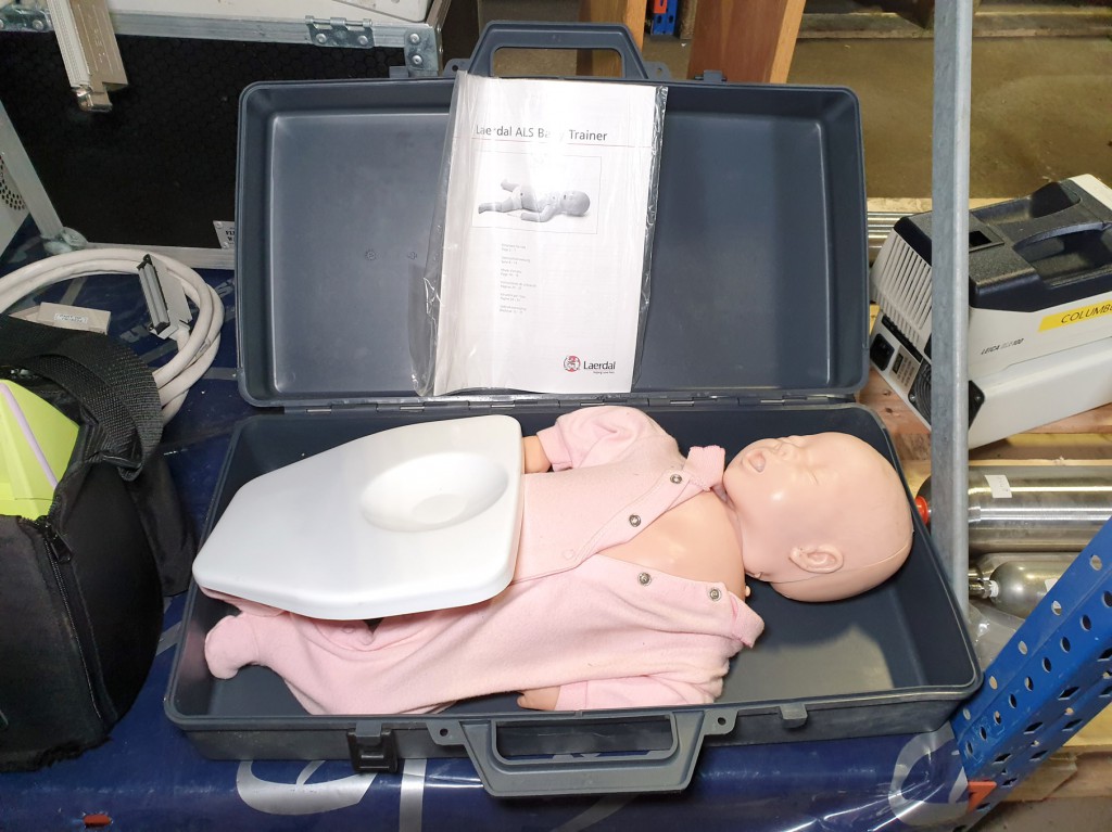Laerdal ALS baby trainer in carry case