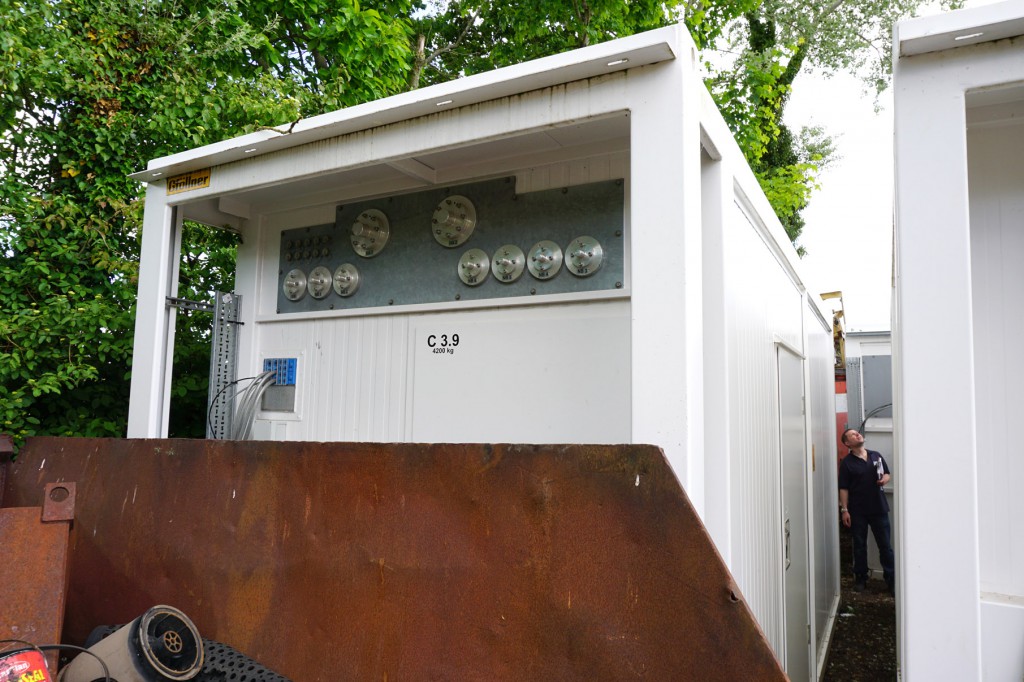 Secure climate controlled container, built in air...