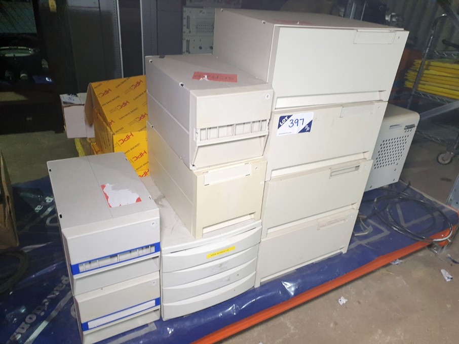 Qty various plastic storage units, 350x180mm - lot...