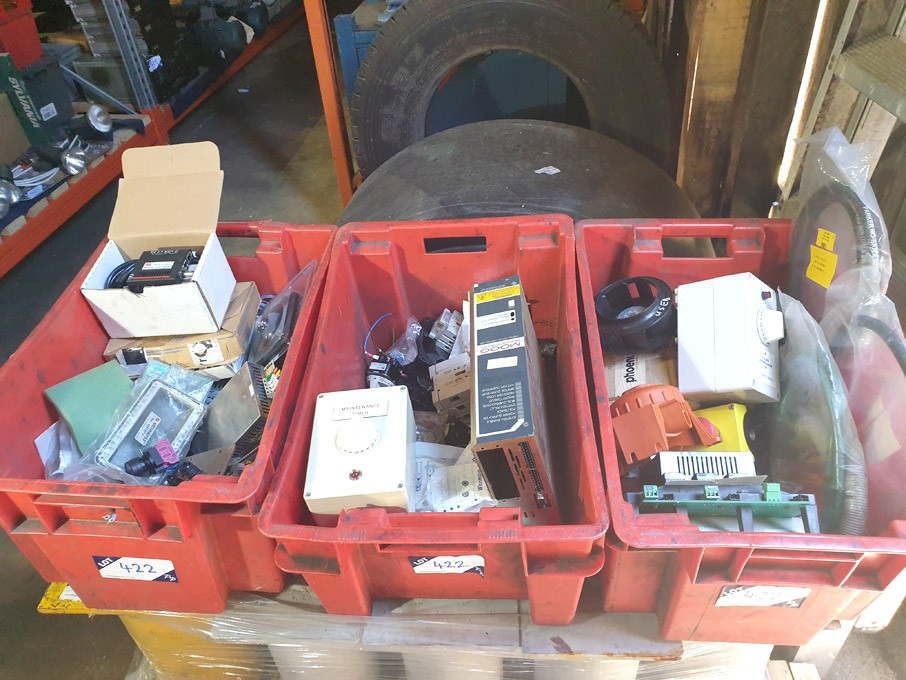 Qty various spares inc: fuses, terminals, controll...