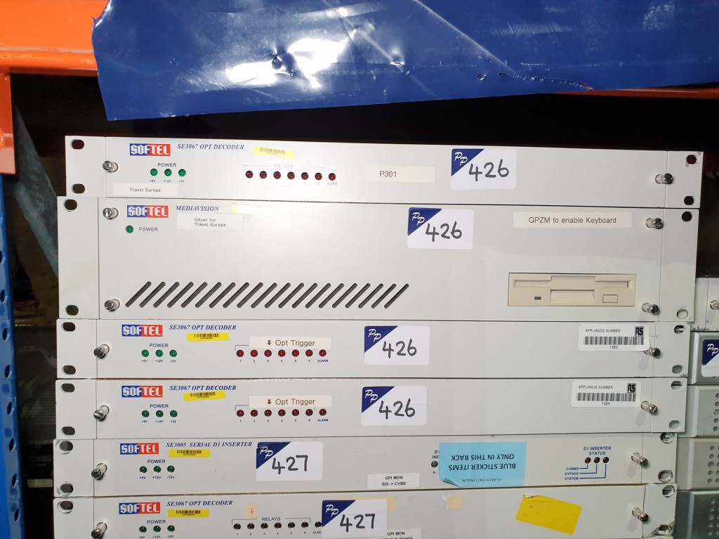 3x Softel SE3067 OPT decoders, Softel Media vision