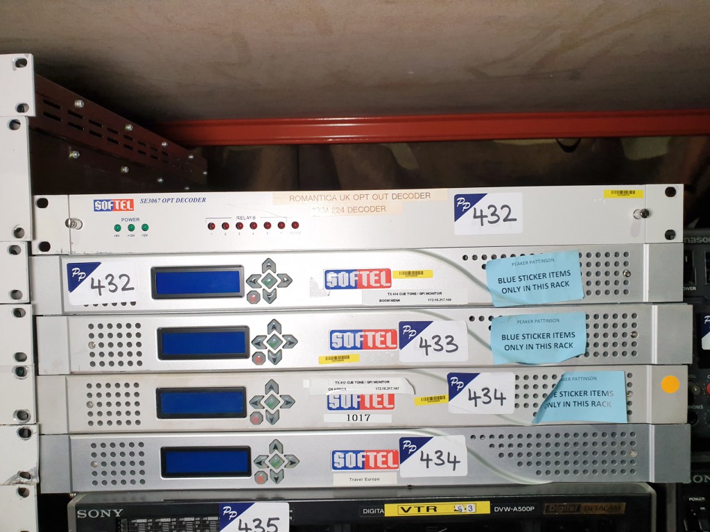 Softel V-flex rack type unit, Softel SE3067 opt de...