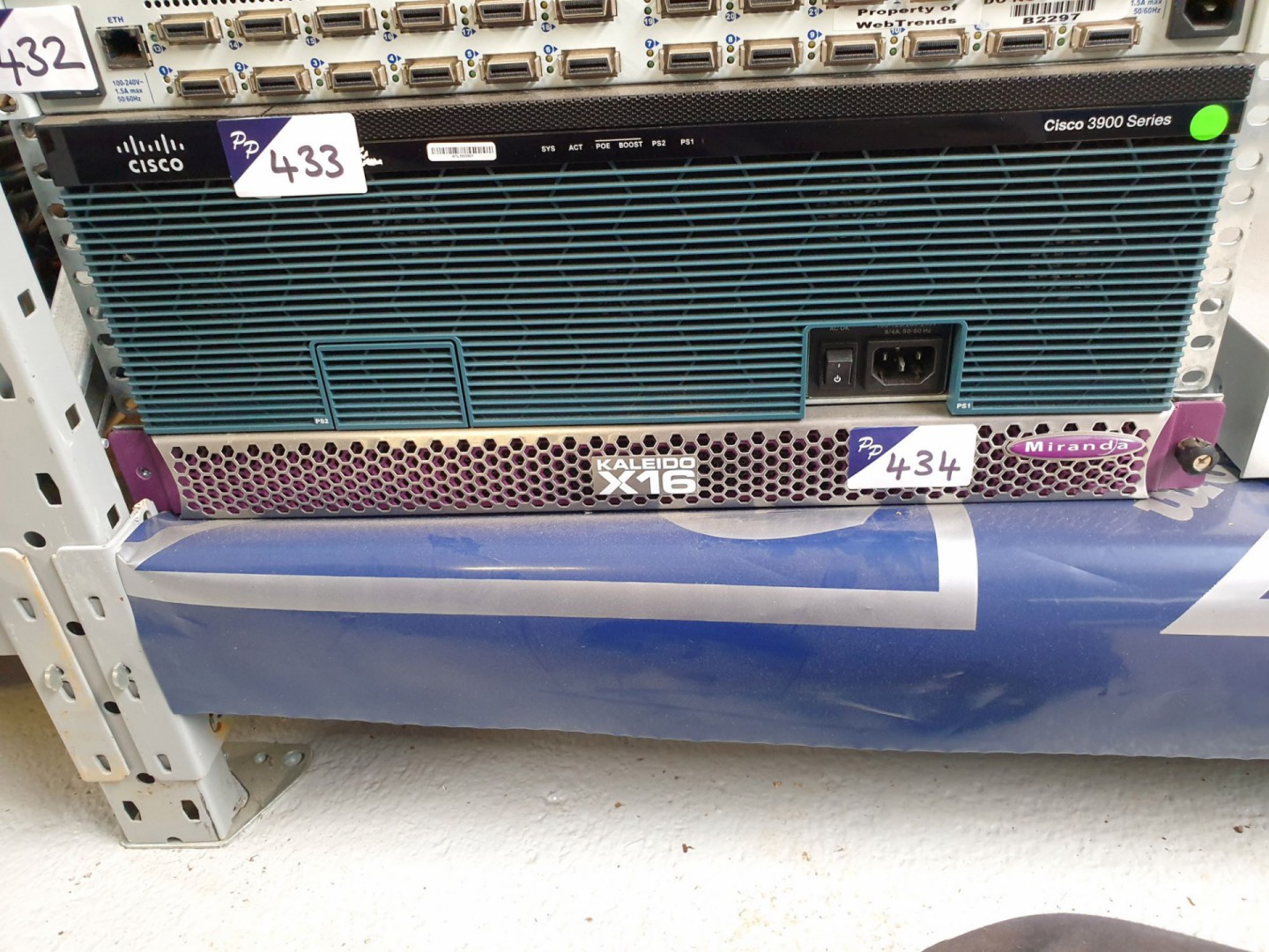 Miranda Kaleido X16 rack type video multiviewer