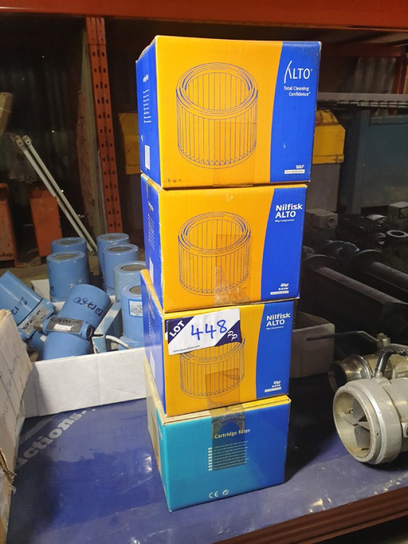 4x Nilfisk Alto filters (boxed & unused) - lot loc...