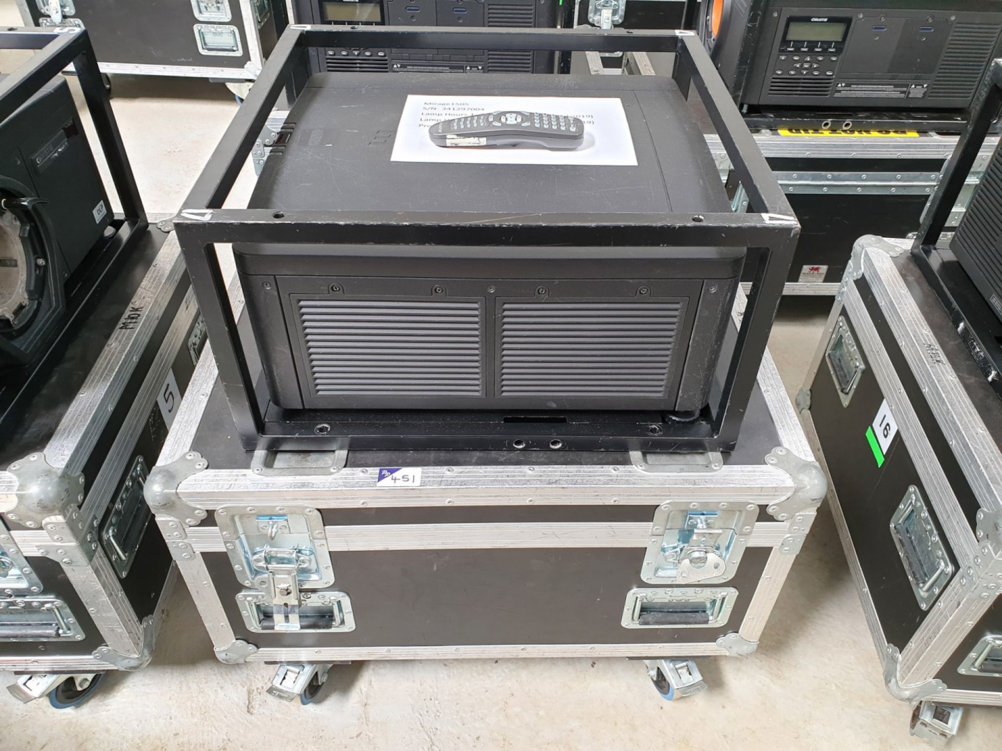 Christie Mirage HD14K-M projector with remote & ha...