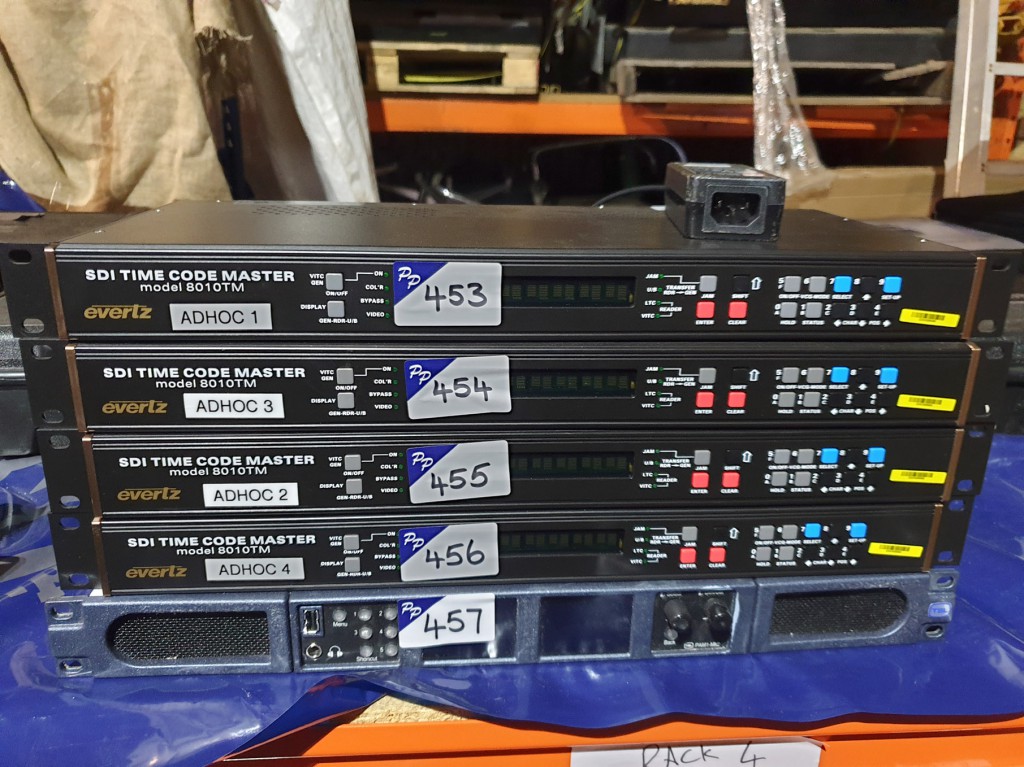 Evertz 8010TM SDi time code master