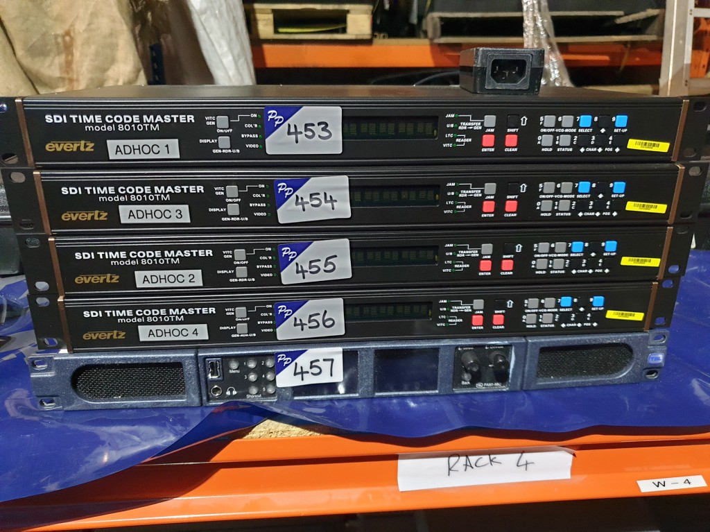 Evertz 8010TM SDi time code master