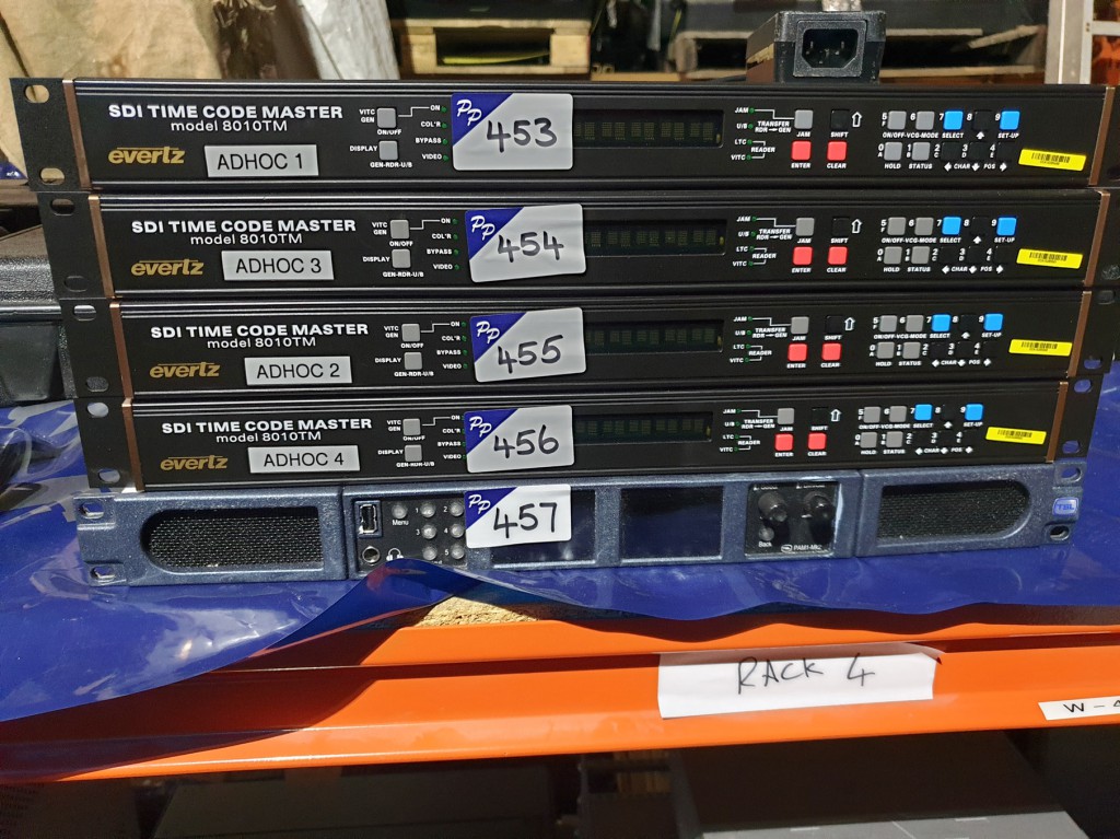 Evertz 8010TM SDi time code master