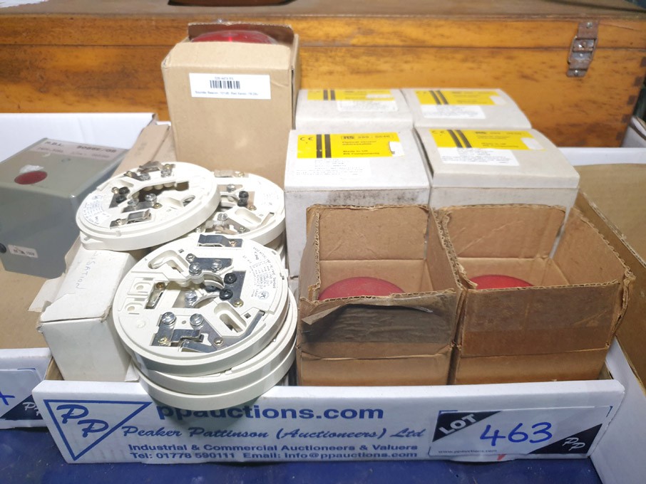 Qty RS Components optical / heat sensors, Hochiki...