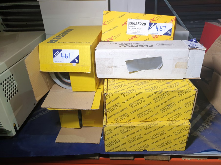 5x HPC 20625220 compressor service v-belts, 2x Kae...