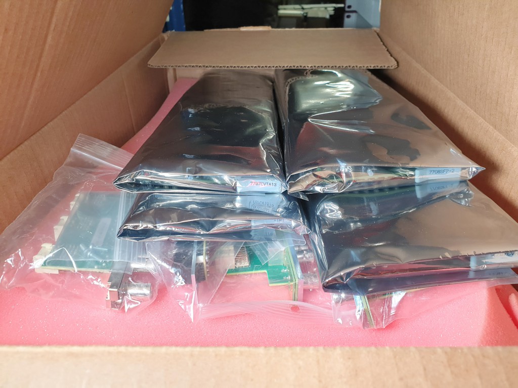 Qty various Evertz input cards front / rear inc: 7...