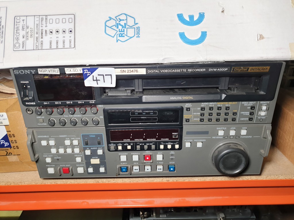Sony DVW-A500P digital video cassette recorder