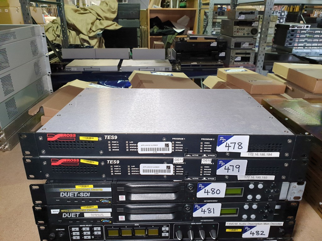 Ross Video TE9-UNI-971 programme rack type process...
