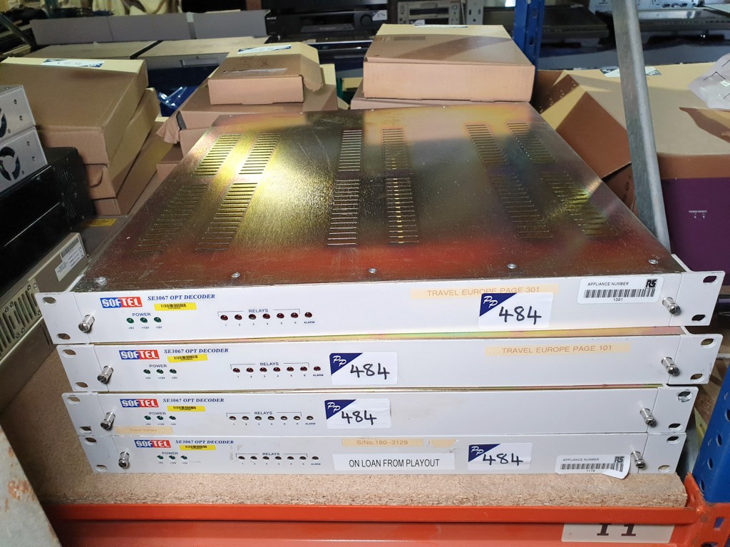 4x Softel SE3067 opt decoders