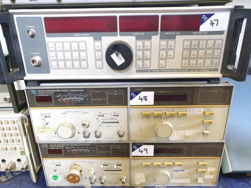 HP 8672A synthesised signal generator, 2-18GHz