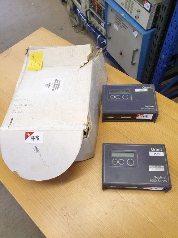 2x Grant 1001 Squirrel meter / loggers & Amacon EZ...