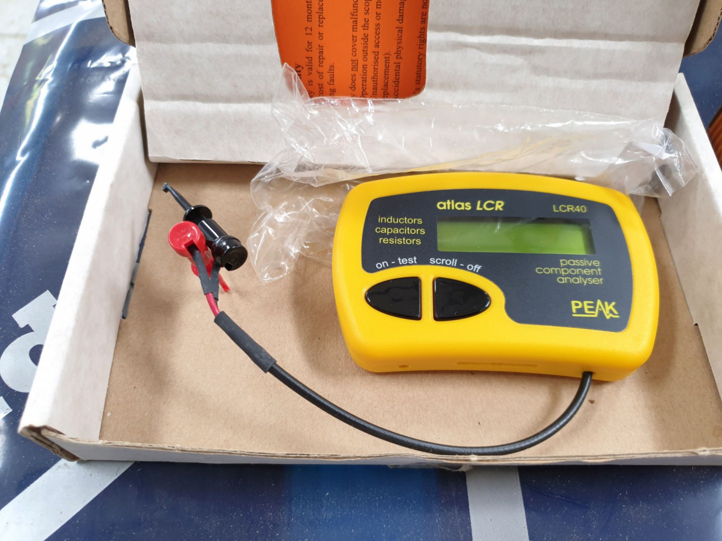 Atlas LCR40 component analyser with manual (boxed...